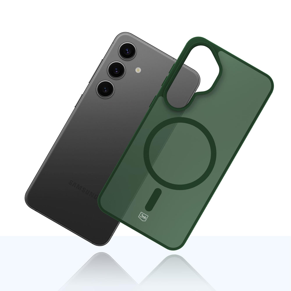 3mk Smoke MagCase for Samsung Galaxy S24 - Green-Translucent_12