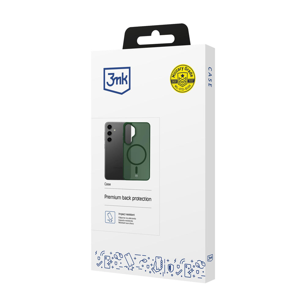 3mk Smoke MagCase for Samsung Galaxy S24 - Green-Translucent_6