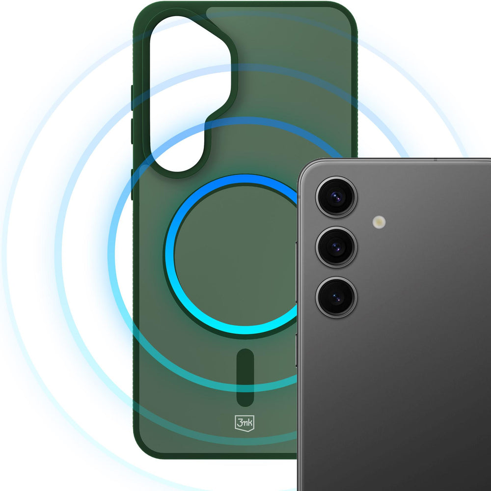 3mk Smoke MagCase for Samsung Galaxy S24 - Green-Translucent_7