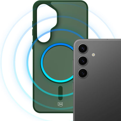 3mk Smoke MagCase for Samsung Galaxy S24 - Green-Translucent_7