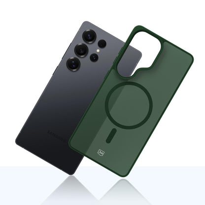 3mk Smoke MagCase for Samsung Galaxy S25 Ultra - Green-Translucent_10