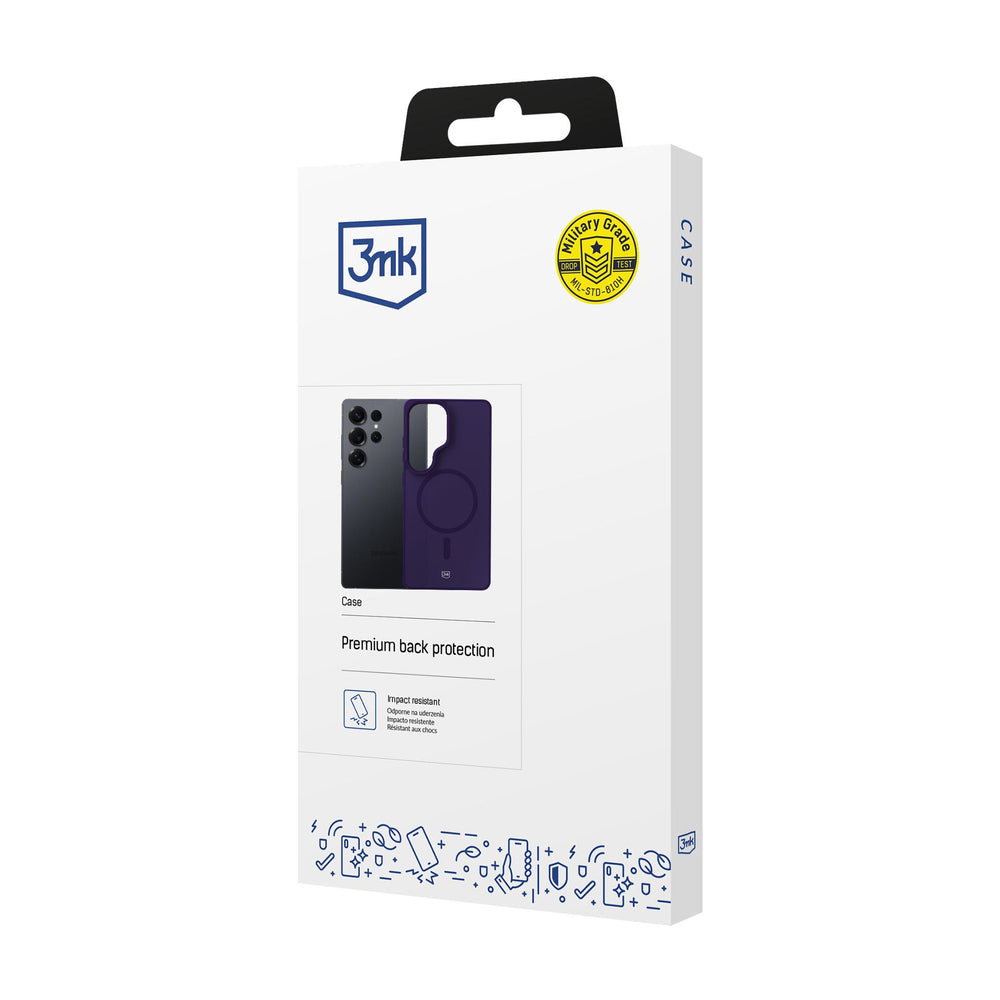 3mk Smoke MagCase for Samsung Galaxy S25 Ultra - Purple-Translucent_8