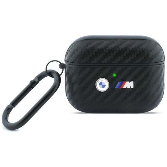 BMW Carbon Metal Logo Case for AirPods Pro 3 - Black_0