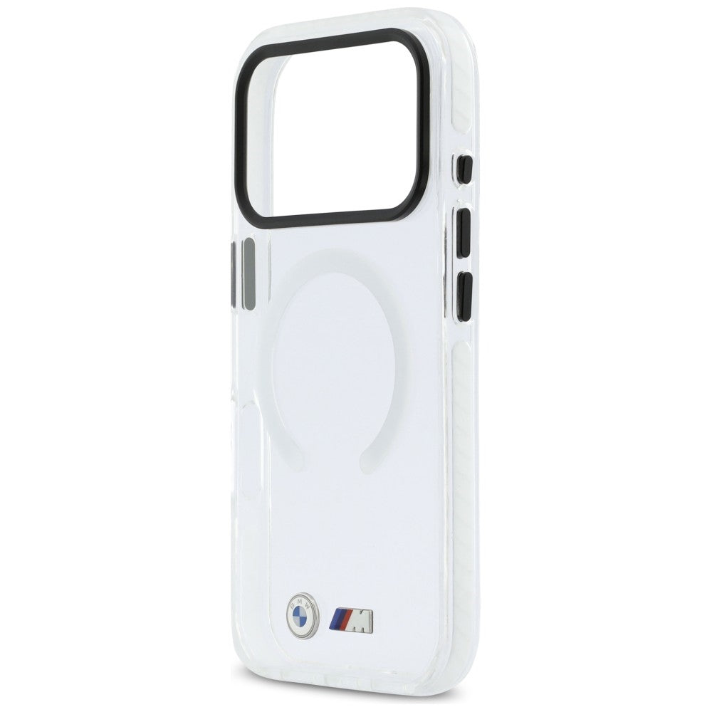 BMW M IML Shockproof Metal Logos MagSafe Case for iPhone 17 Pro Max - Transparent_5