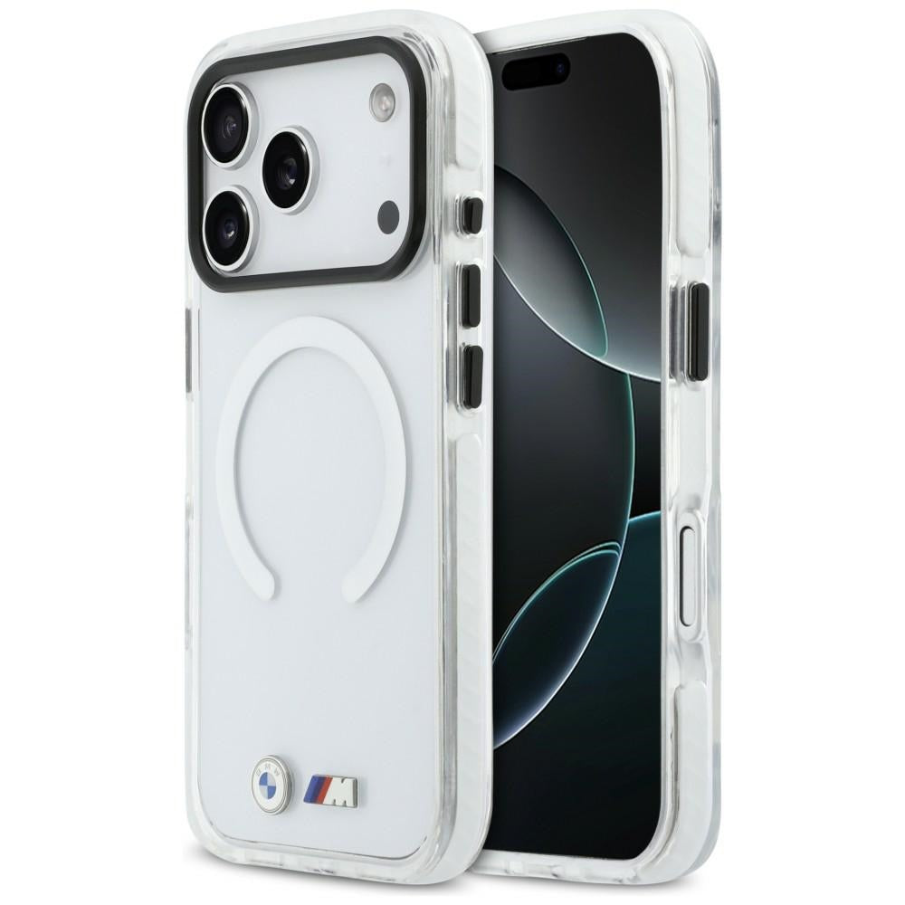BMW M IML Shockproof Metal Logos MagSafe Case for iPhone 17 Pro - Clear_0
