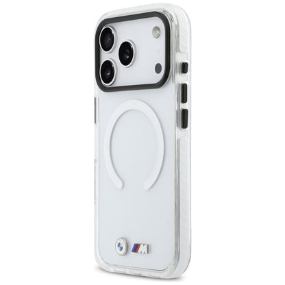 BMW M IML Shockproof Metal Logos MagSafe Case for iPhone 17 Pro - Clear_1