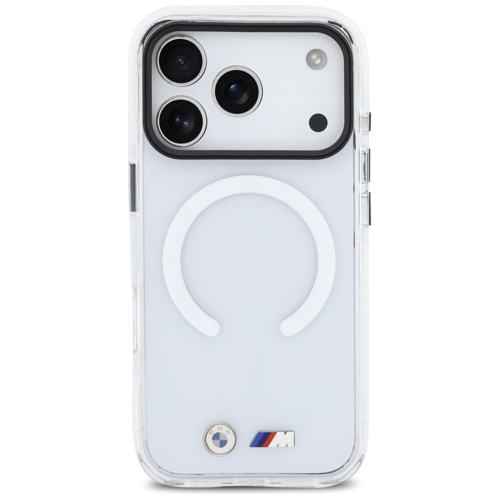 BMW M IML Shockproof Metal Logos MagSafe Case for iPhone 17 Pro - Clear_2