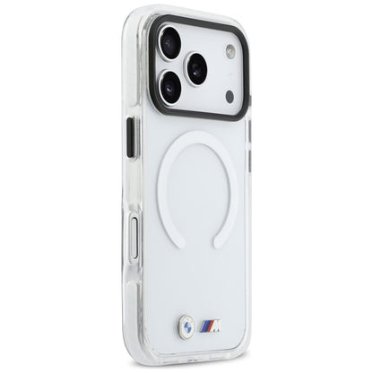 BMW M IML Shockproof Metal Logos MagSafe Case for iPhone 17 Pro - Clear_3