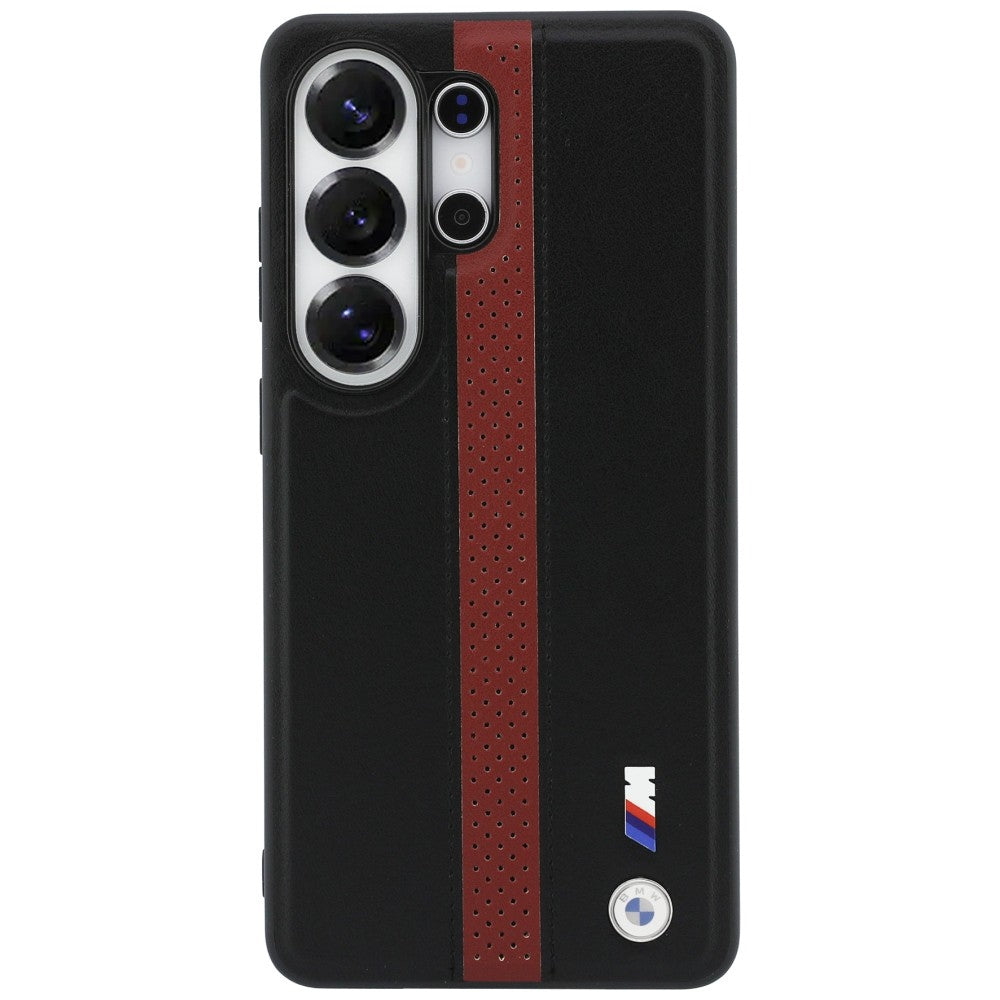BMW Perforated Stripe Logo MagSafe Case for Samsung Galaxy S26 Ultra - Red_2