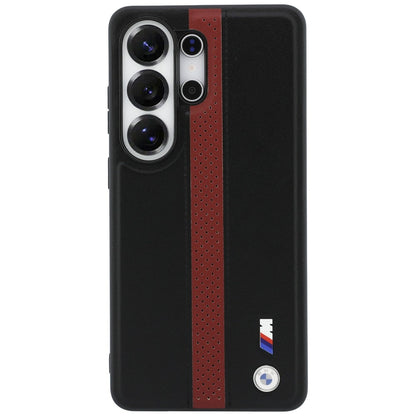 BMW Perforated Stripe Logo MagSafe Case for Samsung Galaxy S26 Ultra - Red_2