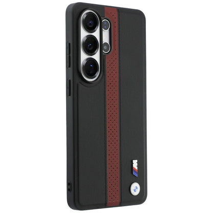 BMW Perforated Stripe Logo MagSafe Case for Samsung Galaxy S26 Ultra - Red_3