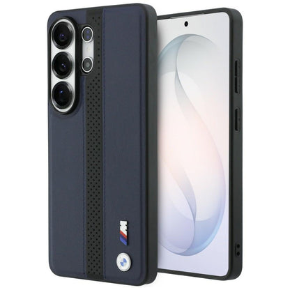 BMW Perforated Stripe Logo MagSafe Case for Samsung Galaxy S26 Ultra - Navy Blue_0