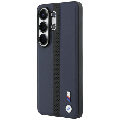 BMW Perforated Stripe Logo MagSafe Case for Samsung Galaxy S26 Ultra - Navy Blue_1