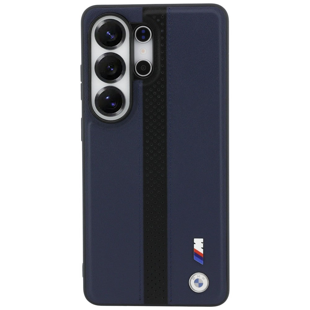 BMW Perforated Stripe Logo MagSafe Case for Samsung Galaxy S26 Ultra - Navy Blue_2