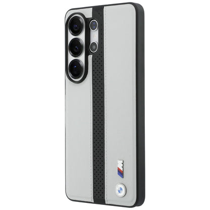 BMW Perforated Stripe Logo MagSafe Case for Samsung Galaxy S26 Ultra - Gray_1