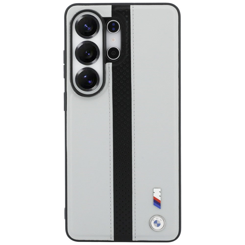 BMW Perforated Stripe Logo MagSafe Case for Samsung Galaxy S26 Ultra - Gray_2