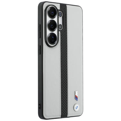 BMW Perforated Stripe Logo MagSafe Case for Samsung Galaxy S26 Ultra - Gray_3