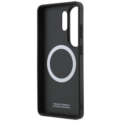 BMW Perforated Stripe Logo MagSafe Case for Samsung Galaxy S26 Ultra - Gray_6
