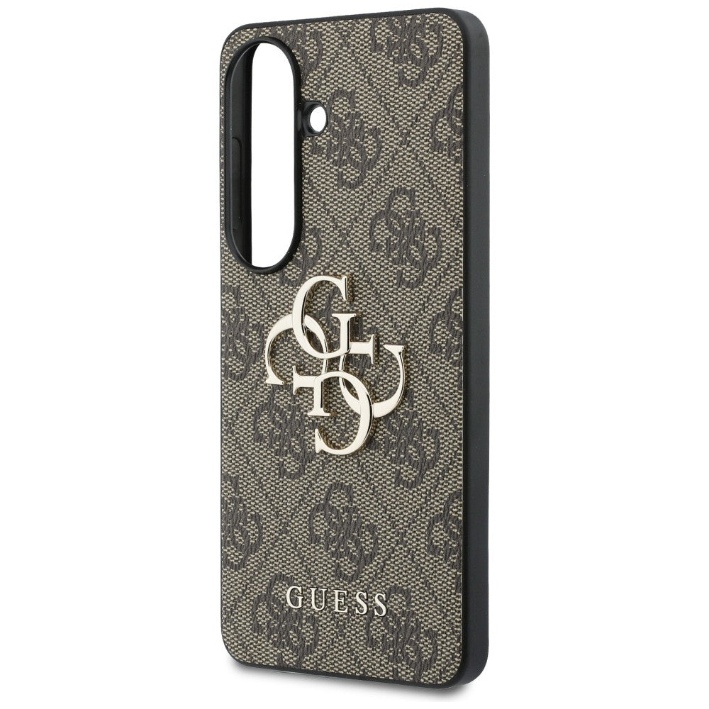 Guess 4G Big Metal Logo Case for Samsung Galaxy S26 - Brown_5