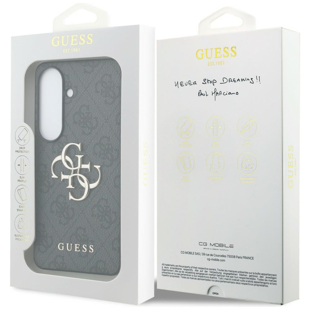 Guess 4G Big Metal Logo Case for Samsung Galaxy S26 - Black_7
