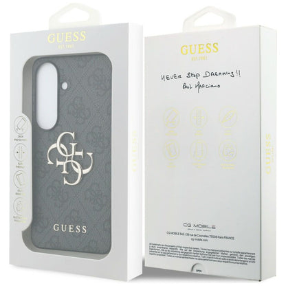 Guess 4G Big Metal Logo Case for Samsung Galaxy S26 - Black_7