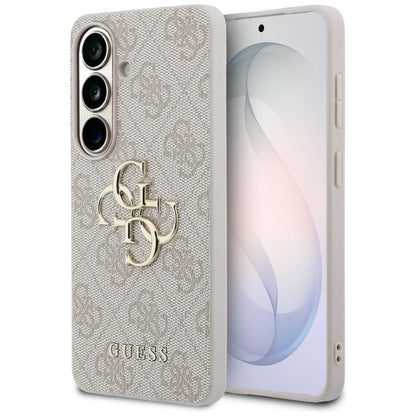 Guess 4G Big Metal Logo Case for Samsung Galaxy S26 - Pink_0