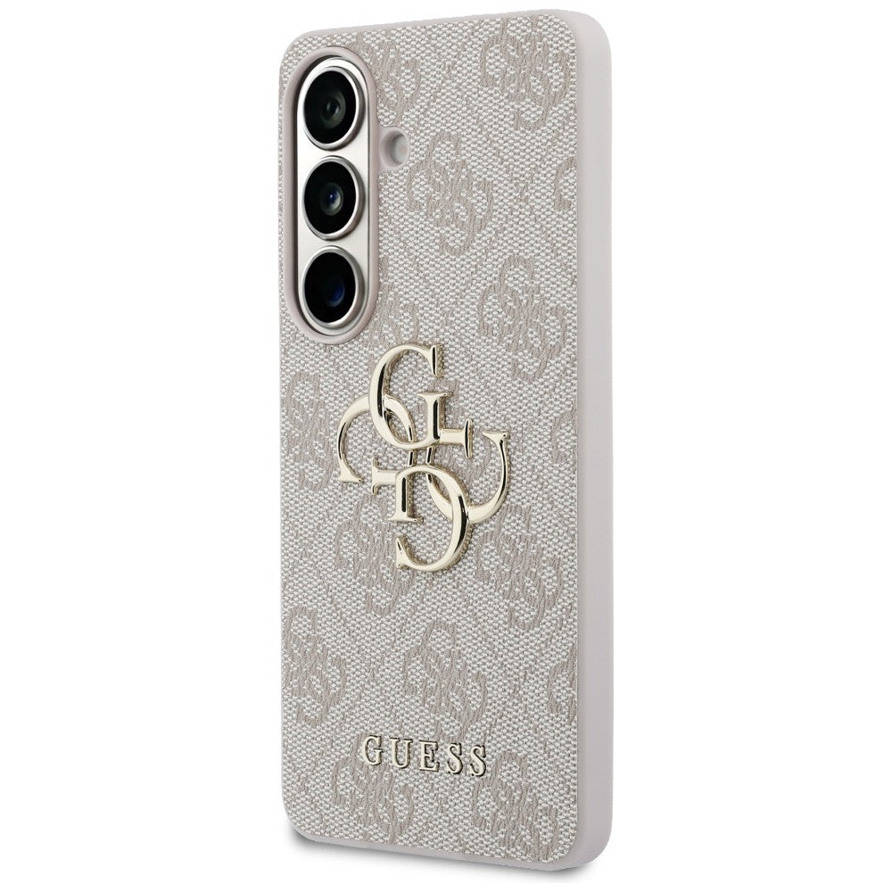 Guess 4G Big Metal Logo Case for Samsung Galaxy S26 - Pink_1