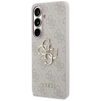 Guess 4G Big Metal Logo Case for Samsung Galaxy S26 - Pink_1