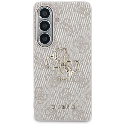Guess 4G Big Metal Logo Case for Samsung Galaxy S26 - Pink_2