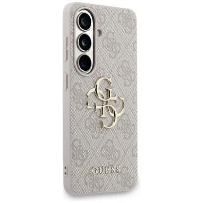 Guess 4G Big Metal Logo Case for Samsung Galaxy S26 - Pink_3