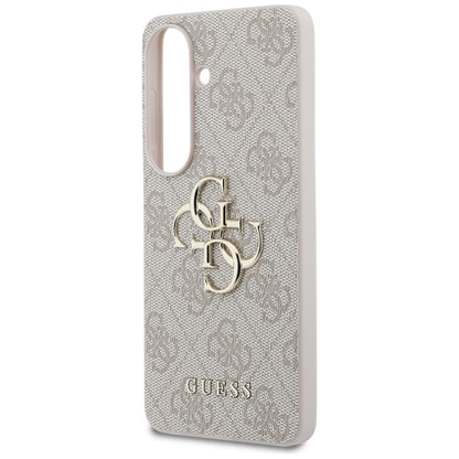 Guess 4G Big Metal Logo Case for Samsung Galaxy S26 - Pink_5