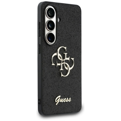Guess Fixed Glitter Big 4G Metal Logo case for Samsung Galaxy S26 - black_3