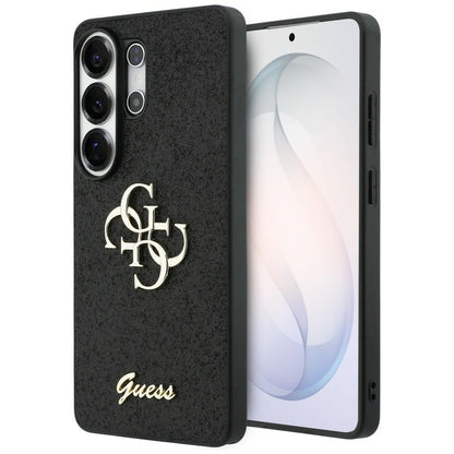 Guess Fixed Glitter Big 4G Metal Logo case for Samsung Galaxy S26 Ultra - black_0