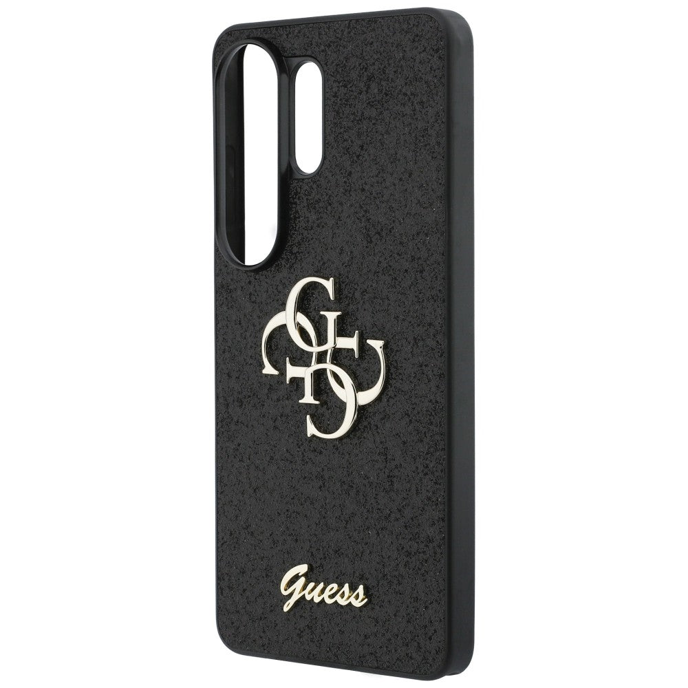 Guess Fixed Glitter Big 4G Metal Logo case for Samsung Galaxy S26 Ultra - black_5