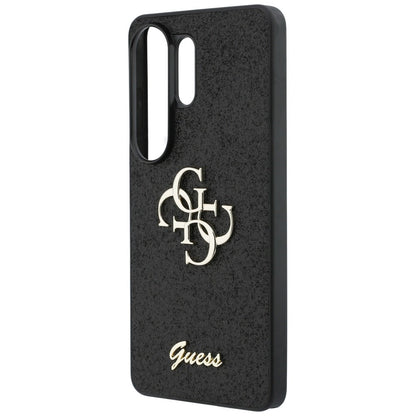 Guess Fixed Glitter Big 4G Metal Logo case for Samsung Galaxy S26 Ultra - black_5