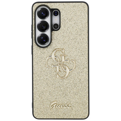 Guess Fixed Glitter Big 4G Metal Logo case for Samsung Galaxy S26 Ultra - gold_2