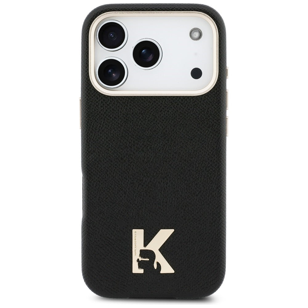 Karl Lagerfeld Karl Head Logo MagSafe Case for iPhone 17 Pro - Black_2