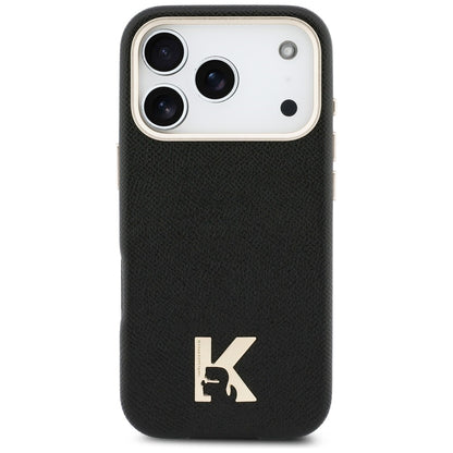 Karl Lagerfeld Karl Head Logo MagSafe Case for iPhone 17 Pro - Black_2