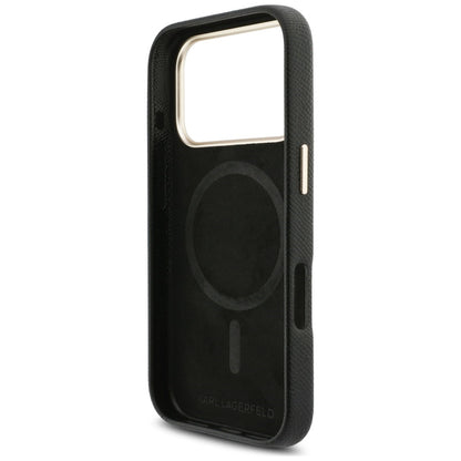 Karl Lagerfeld Karl Head Logo MagSafe Case for iPhone 17 Pro - Black_6