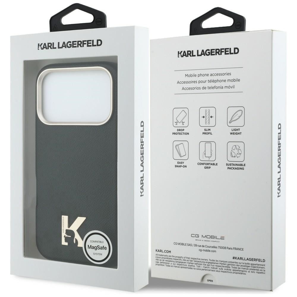 Karl Lagerfeld Karl Head Logo MagSafe Case for iPhone 17 Pro - Black_7