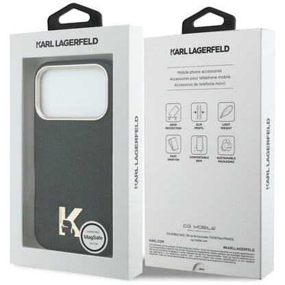 Karl Lagerfeld Karl Head Logo MagSafe Case for iPhone 17 Pro - Black_7