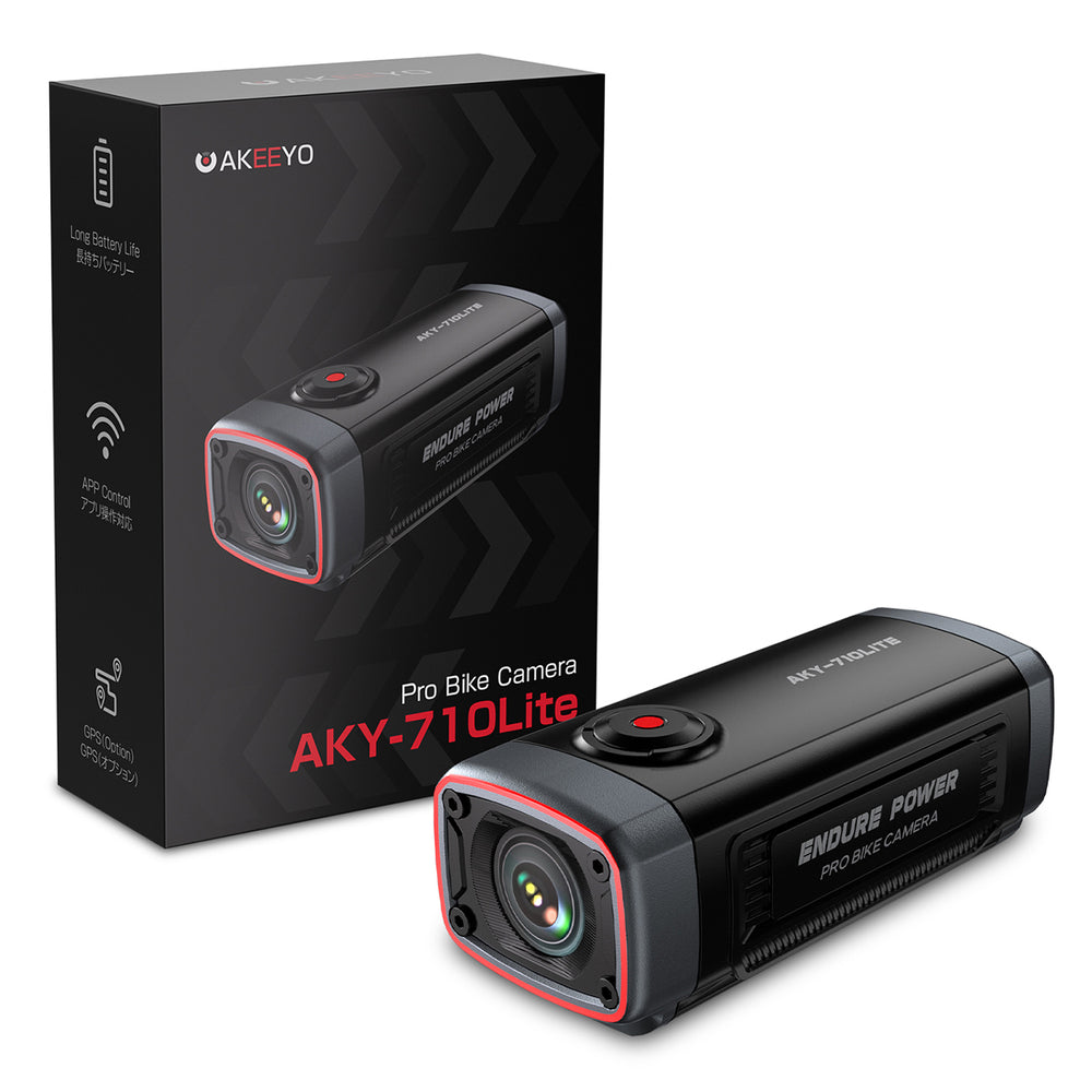 AKEEYO 710 Lite sports camera video recorder for bicycle handlebars - black_0