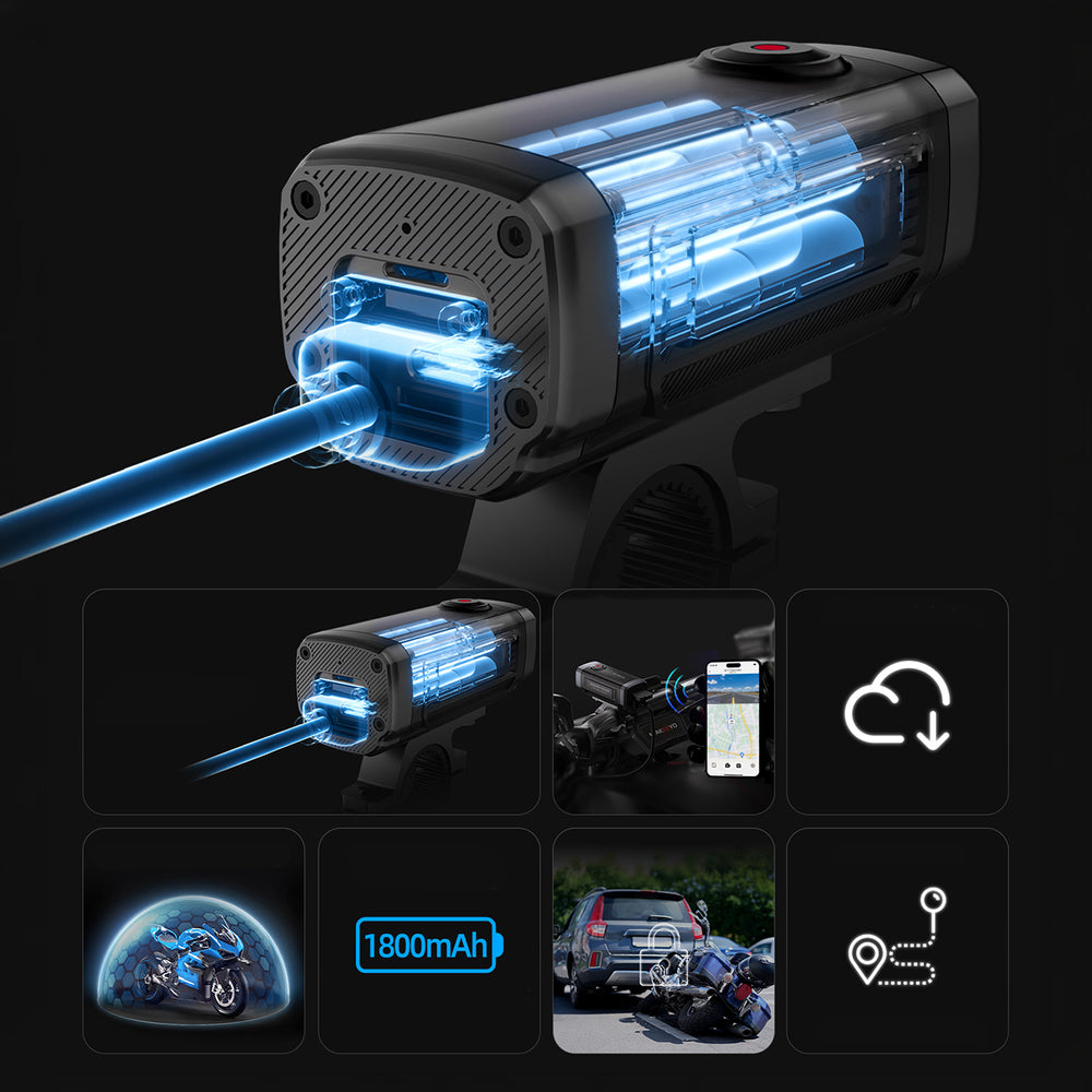 AKEEYO 710 Lite sports camera video recorder for bicycle handlebars - black_4