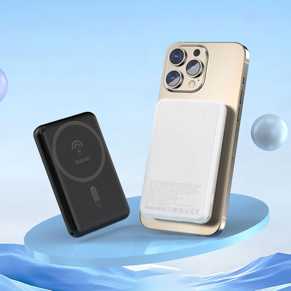 Dudao K14S Magnetic Power Bank 20W 5000mAh 1x USB-A 1x USB-C - White_1