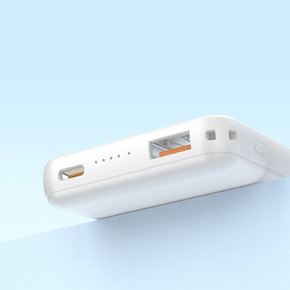 Dudao K14S Magnetic Power Bank 20W 5000mAh 1x USB-A 1x USB-C - White_3