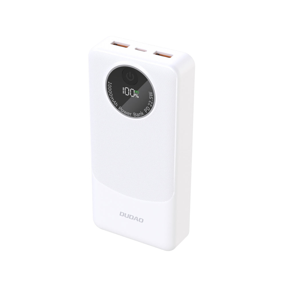 Dudao K12Pro Power Bank 22.5W PD 20000mAh USB-A, USB-C - White_0