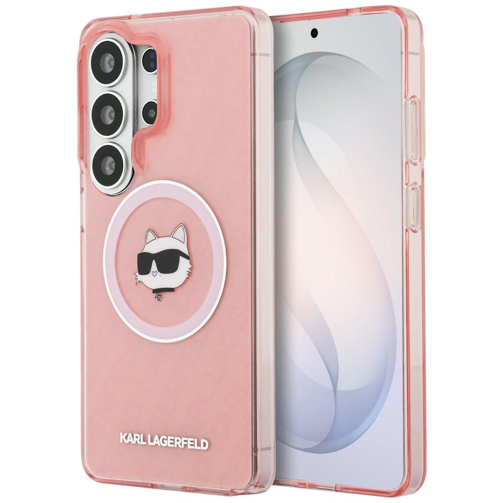 Karl Lagerfeld IML Repeated Choupette MagSafe Case for Samsung Galaxy S26 Ultra - Pink_0