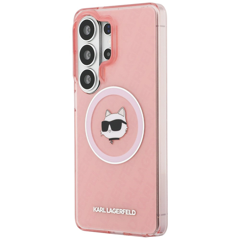 Karl Lagerfeld IML Repeated Choupette MagSafe Case for Samsung Galaxy S26 Ultra - Pink_1