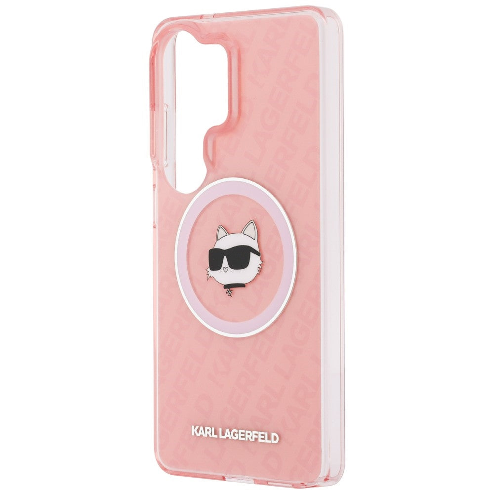 Karl Lagerfeld IML Repeated Choupette MagSafe Case for Samsung Galaxy S26 Ultra - Pink_5