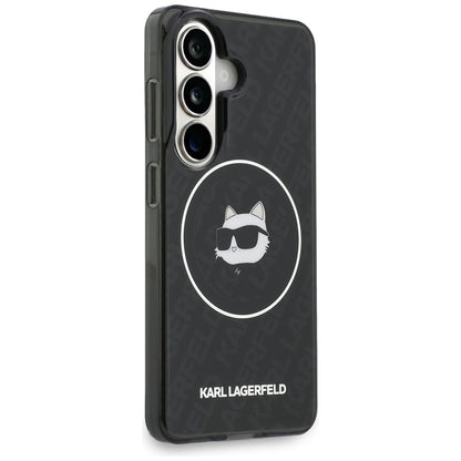 Karl Lagerfeld IML Repeated Choupette MagSafe Case for Samsung Galaxy S26 - Black_3